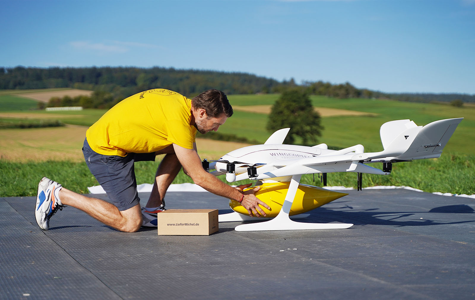 Germany Odenwald <br> B2C Medical and Grocery Delivery by drones for multiple merchants